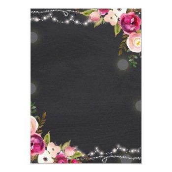 I Do Crew Rustic Florals Front View
