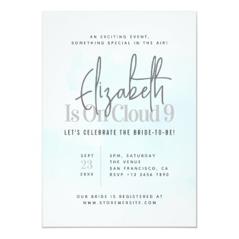 Is On Cloud Nine Modern  Flyer Front View