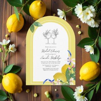 "la dolce vita" italian bridal shower invitation