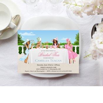 ladies bridal tea party invitation