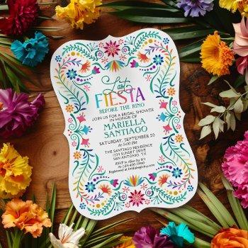 last fiesta bridal shower invitation