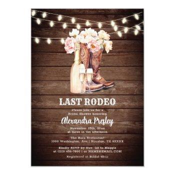 Last Rodeo Rustic Cowgirl Western Front View