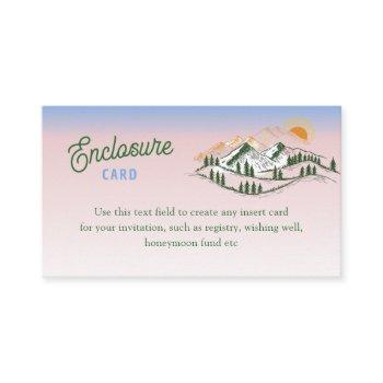 last toast on the slope skiing winter bach weekend enclosure card