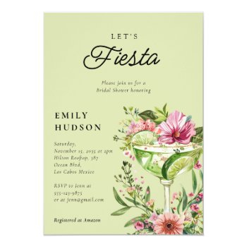 Let's Fiesta Margarita Floral Front View