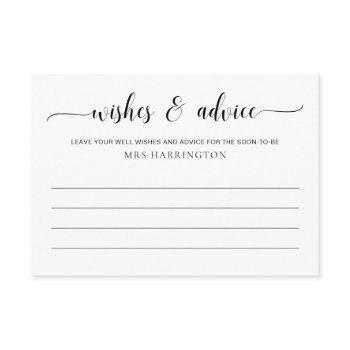 leyton wishes and advice enclosure card