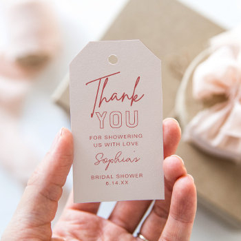 lola bridal shower, baby shower favor tag