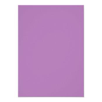 London Hue,opera Mauve,pale Purple, Invitation Front View