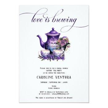 Love Is Brewing Tea Party Gothic Front View