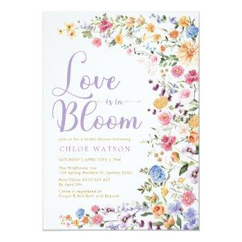 Love Is In Bloom | Chic Wildflower Front View