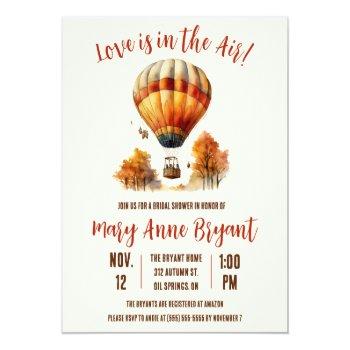 Love Is In The Air, Hot Air Balloon Front View