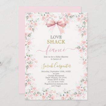 love shack fiancé bridal shower invitation