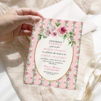 love shack fiance garden bridal shower invitation