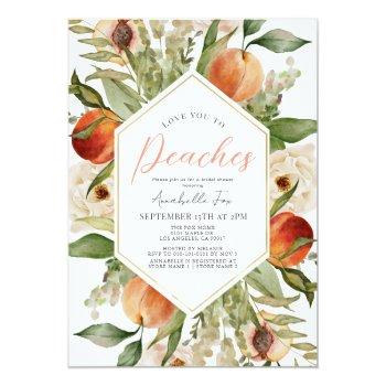Love You To Peaches Floral Front View
