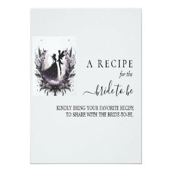 Magical Dream Mystical Stars Moon Bridal Shower Enclosure Card Front View