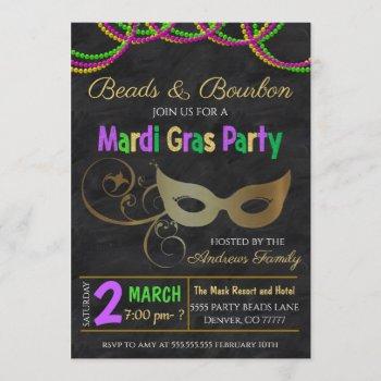 mardi gras party invitation