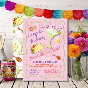 margarita's matrimony mexican fiesta bridal shower invitation