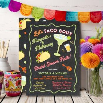 margarita's matrimony mexican fiesta bridal shower invitation
