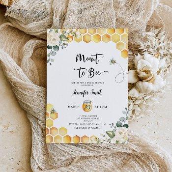 meant to bee bridal shower invitation