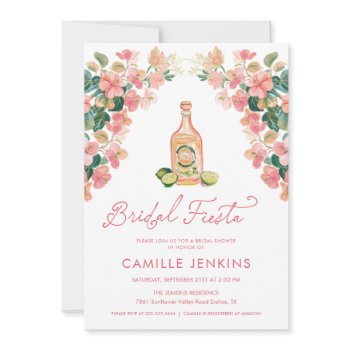 mexican fiesta bridal shower invitation