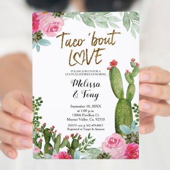 mexican fiesta taco 'bout love couples shower invi invitation