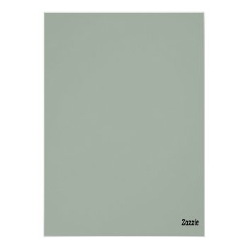 Minimalist Green Eucalyptus Wedding Advice Card Front View