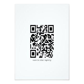 Minnie Mouse | Bridal Shower Gift Registry Enclosure Card Front View
