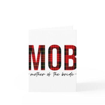 mob mother of the bride wedding shower wedding bac card