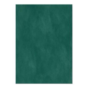 Modern Abstract Emerald Green Wedding Registry Enclosure Card Front View