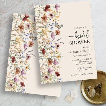 modern boho bridal shower invitation