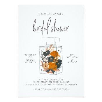 Modern Boho Floral Perfume Brunch Front View