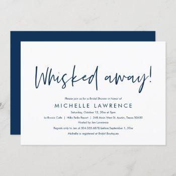 modern casual, fun and playful bridal shower party invitation