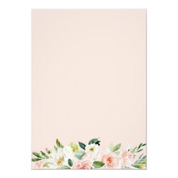 Modern Elegance Blush Pink Floral Front View