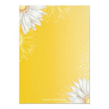 Modern Floral Yellow Daisy Front View