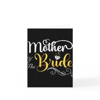 mom of the bride wedding shower  card
