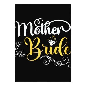 Mom Of The Bride Wedding Shower Card Front View