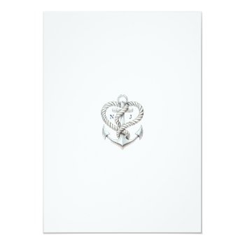 Nautical Heart Rope Anchor Coastal Front View