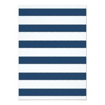 Nautical Navy White Modern Hydrangea Front View