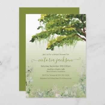 oak tree spanish moss floral southern charm invita invitation