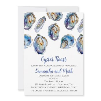 oyster roast bridal shower invitation