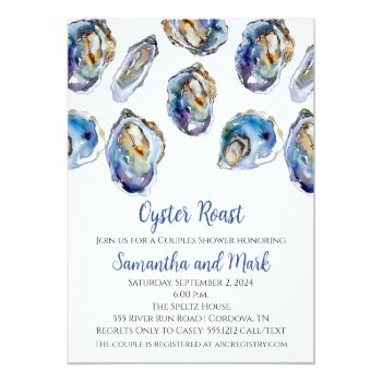 Oyster Roast Front View
