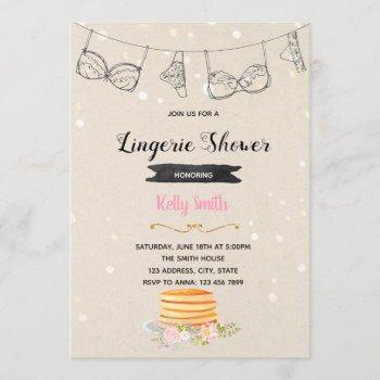 pancakes and panties party invitation