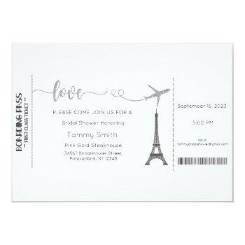 Paris Invitation, Paris Front View