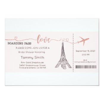 Paris Invitation, Paris Front View