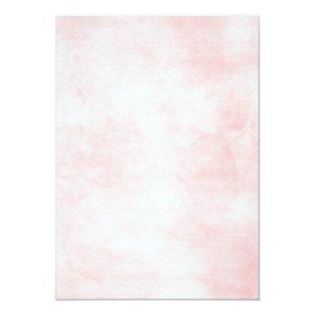 Pastel Blush Pretty Pink Floral Bridal Shower Thank You Card Front View