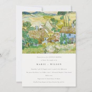 pastel fields mountain landscape couples shower invitation