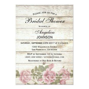 Shabby Chic Bridal Shower Invitations Bridaldelight