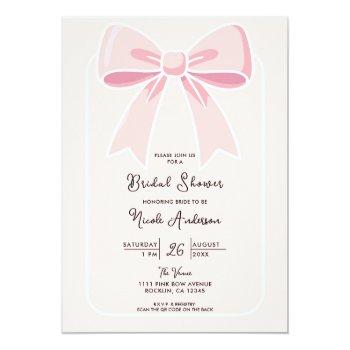 Pink Bows Cute Coquette Cottage Chic Front View