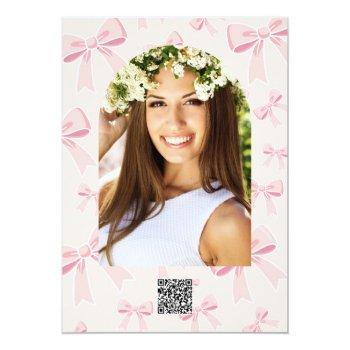 Pink Bows Cute Coquette Cottage Chic Front View