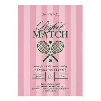Pink Perfect Match Tennis Front View