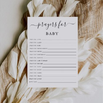 prayers for baby | prayers card | wishes for baby